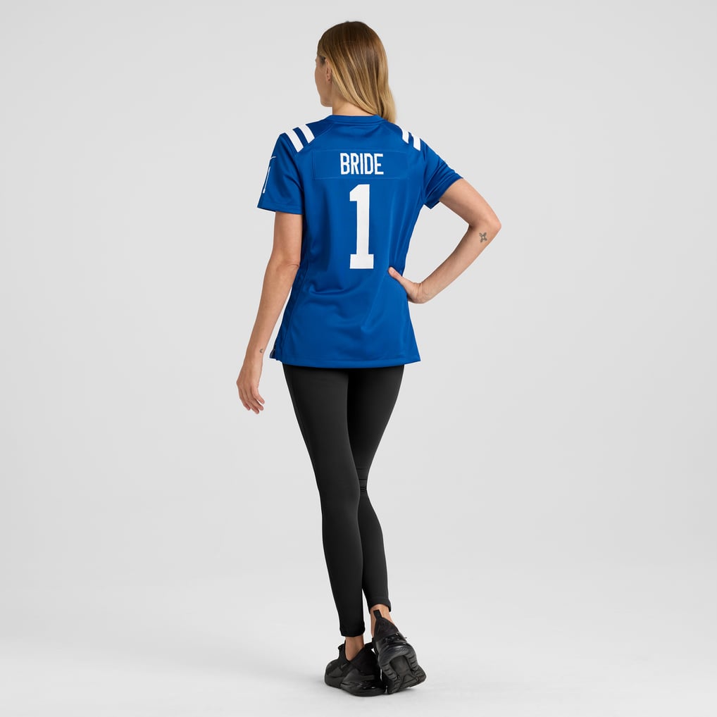 Women's Indianapolis Colts Number 1 Bride Royal Game Jersey