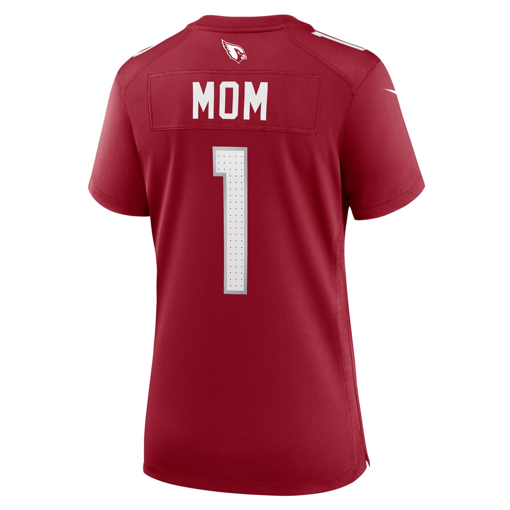 Women's Arizona Cardinals Number 1 Mom Cardinal Game Jersey