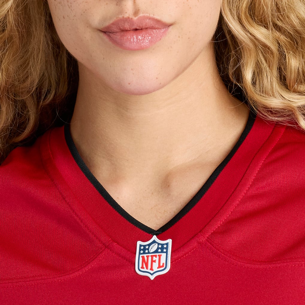 Women's Tampa Bay Buccaneers Number 1 Mom Red Game Jersey