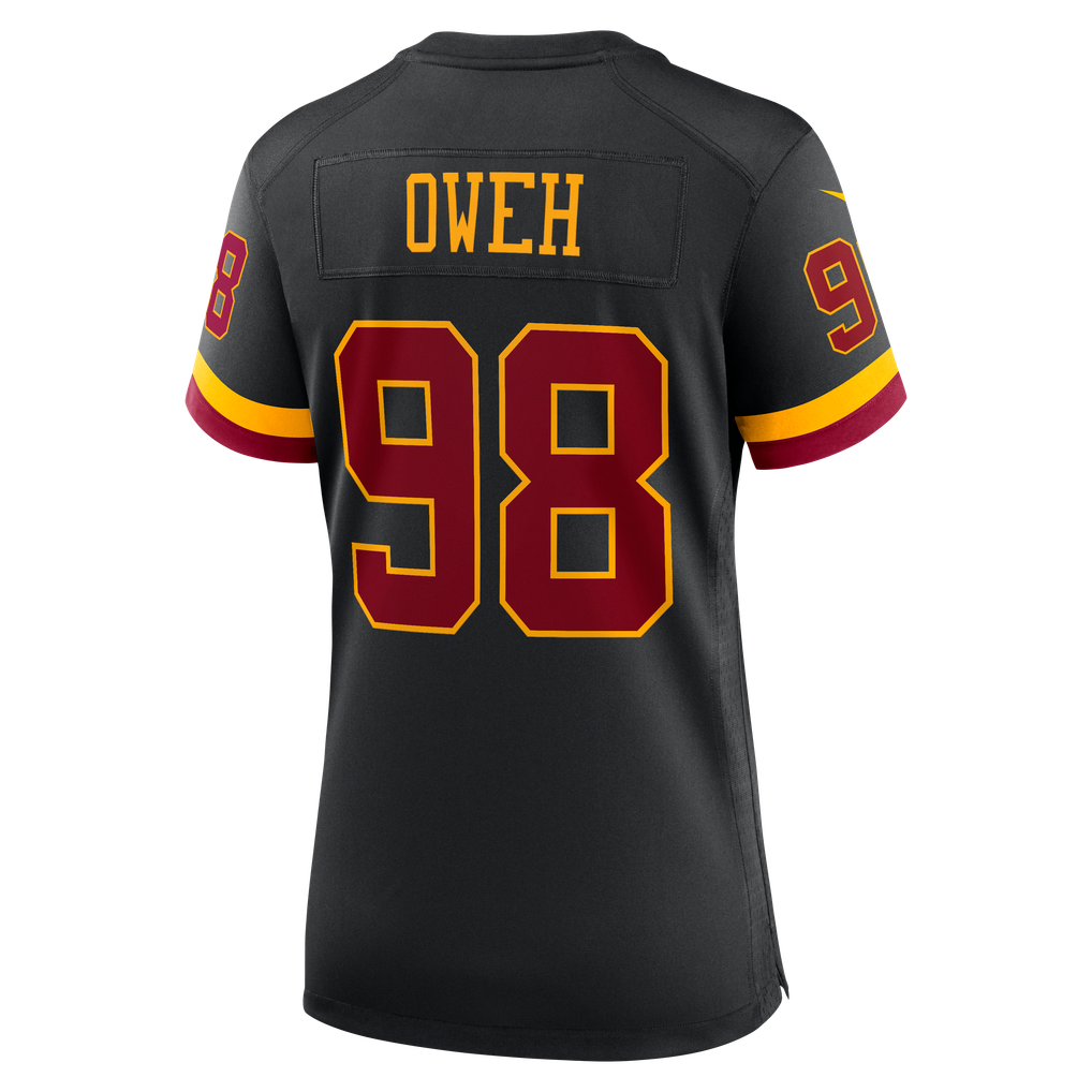 Women's Washington Commanders Odafe Oweh Black Alternate Hail Raiser Game Jersey