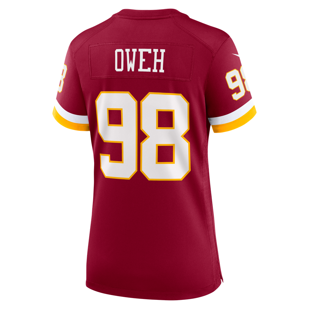 Women's Washington Commanders Odafe Oweh Burgundy Team Game Jersey