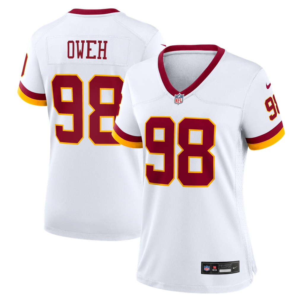 Women's Washington Commanders Odafe Oweh White Game Jersey
