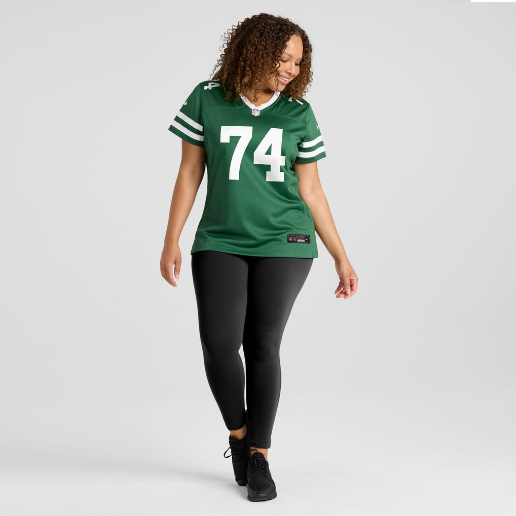 Women's New York Jets Olu Fashanu Legacy Green Game Jersey