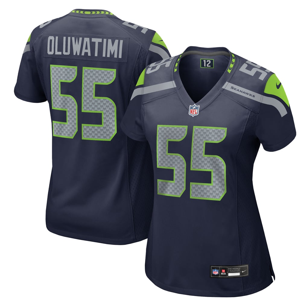 Women's Seattle Seahawks Olu Oluwatimi College Navy Team Game Jersey