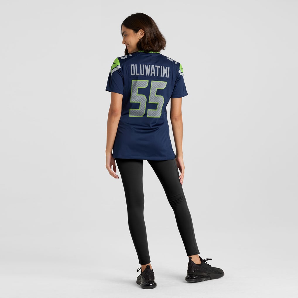Women's Seattle Seahawks Olu Oluwatimi College Navy Team Game Jersey