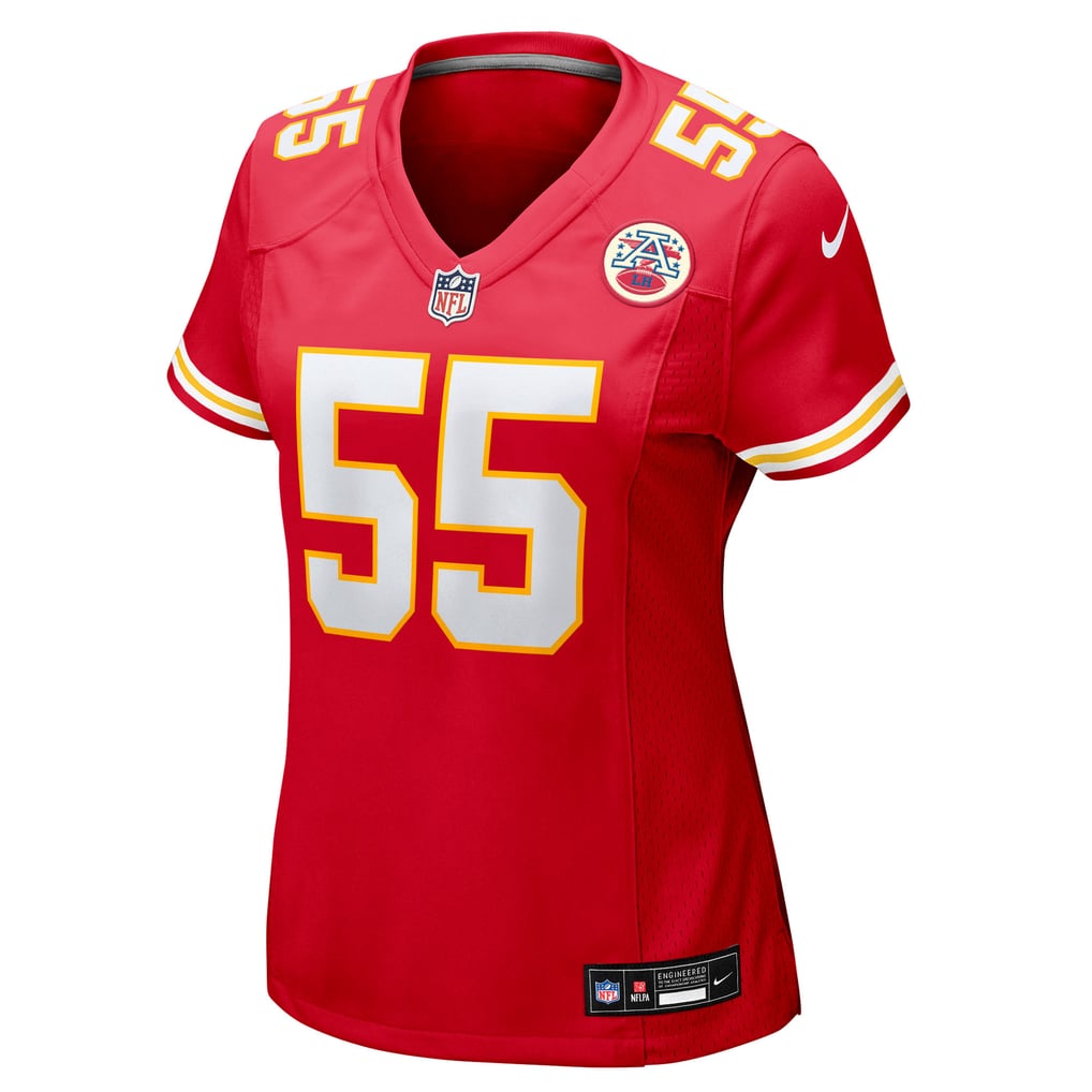Women's Kansas City Chiefs Omarr Norman-Lott Red Team Game Jersey