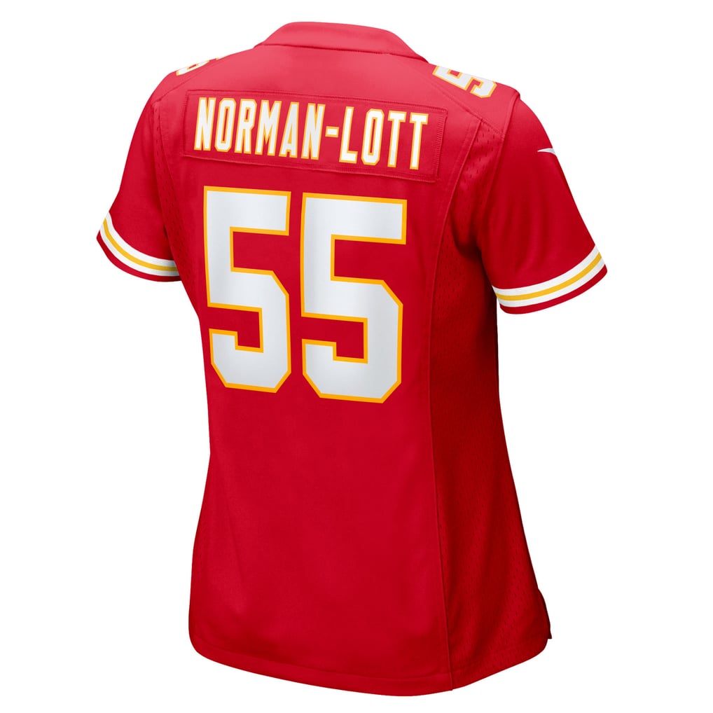 Women's Kansas City Chiefs Omarr Norman-Lott Red Team Game Jersey
