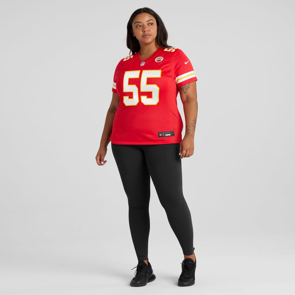 Women's Kansas City Chiefs Omarr Norman-Lott Red Team Game Jersey
