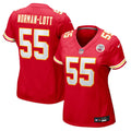 Women's Kansas City Chiefs Omarr Norman-Lott Red Team Game Jersey
