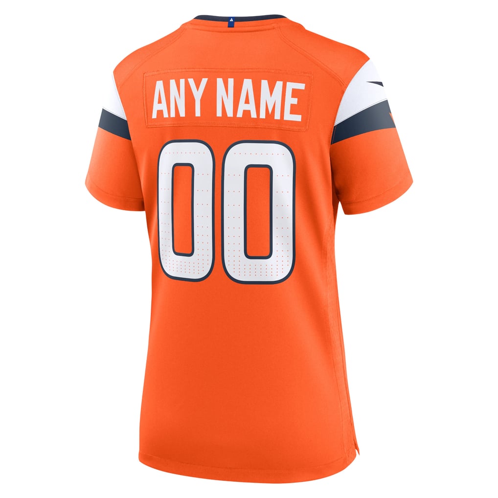Women's Denver Broncos Orange Team Custom Game Jersey