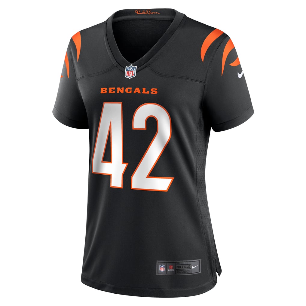Women's Cincinnati Bengals Oren Burks Black Team Game Jersey