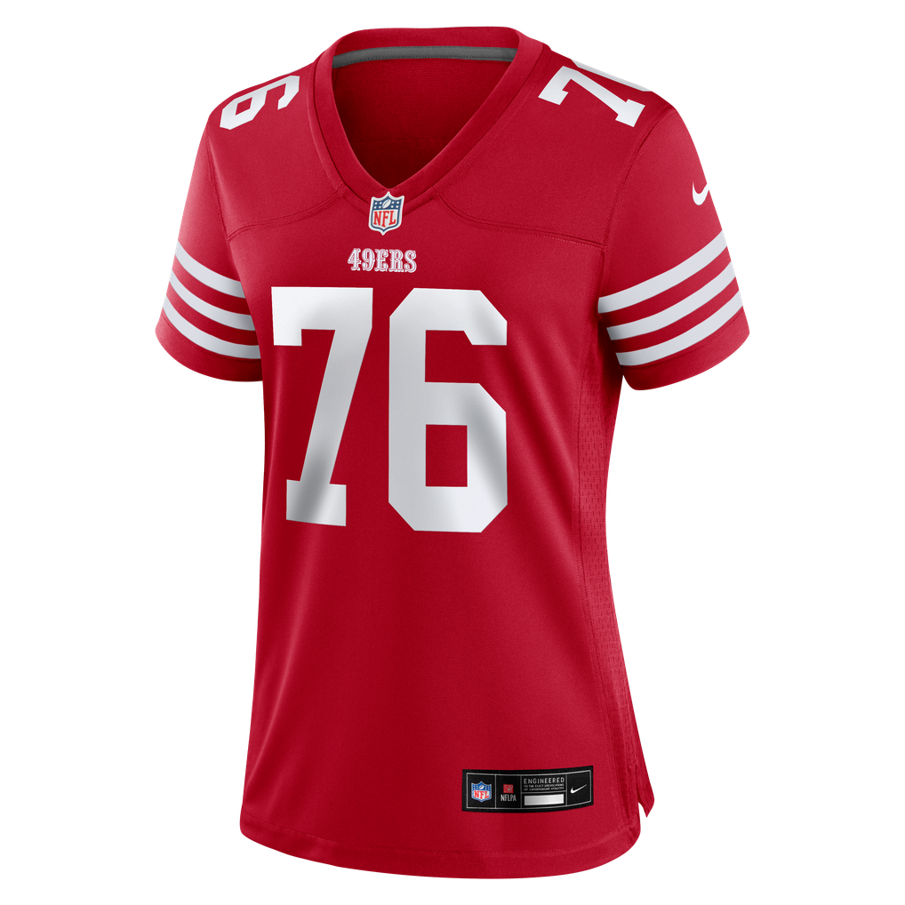 Women's San Francisco 49ers Osa Odighizuwa Scarlet Team Game Jersey