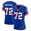 Women's New York Giants Osi Umenyiora Royal Classic Retired Player Game Jersey