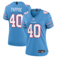 Women's Tennessee Titans Owen Pappoe Light Blue Team Game Jersey