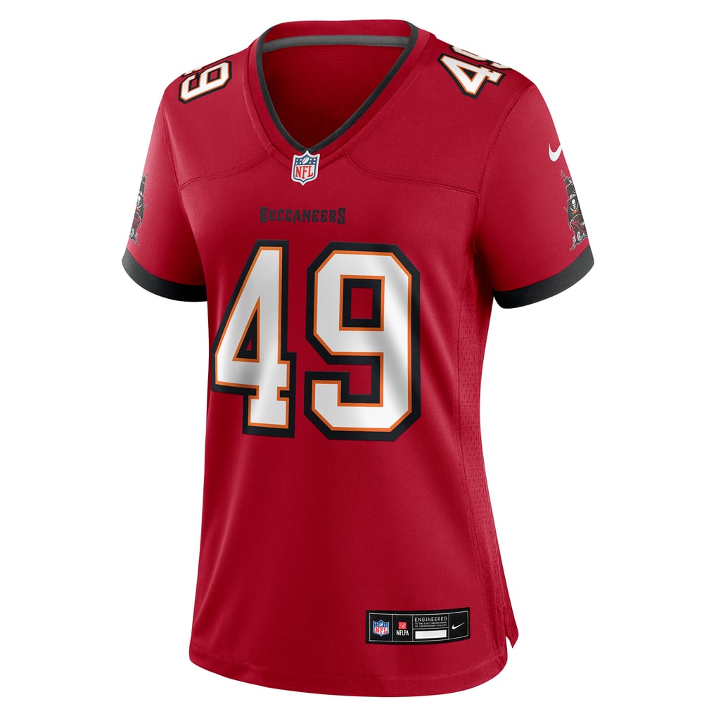 Women's Tampa Bay Buccaneers Owen Wright Red Team Game Jersey