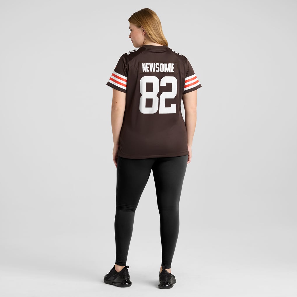 Women's Cleveland Browns Ozzie Newsome Brown Game Retired Player Jersey