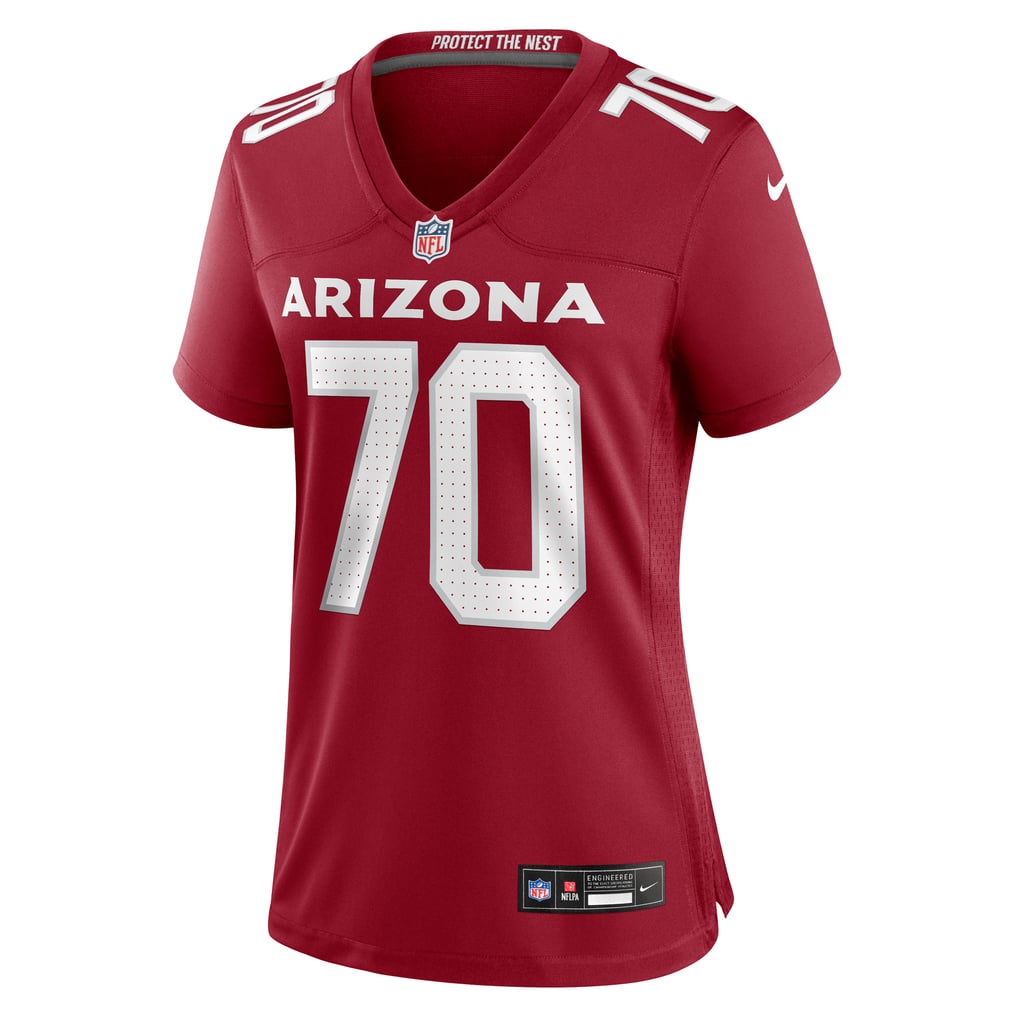 Women's Arizona Cardinals Paris Johnson Jr. Cardinal Game Jersey