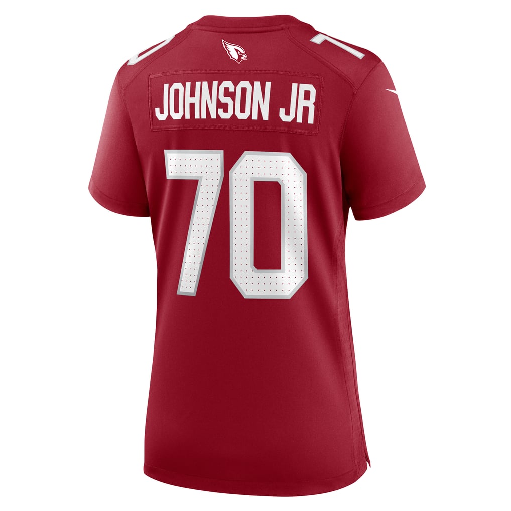 Women's Arizona Cardinals Paris Johnson Jr. Cardinal Game Jersey