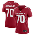 Women's Arizona Cardinals Paris Johnson Jr. Cardinal Game Jersey