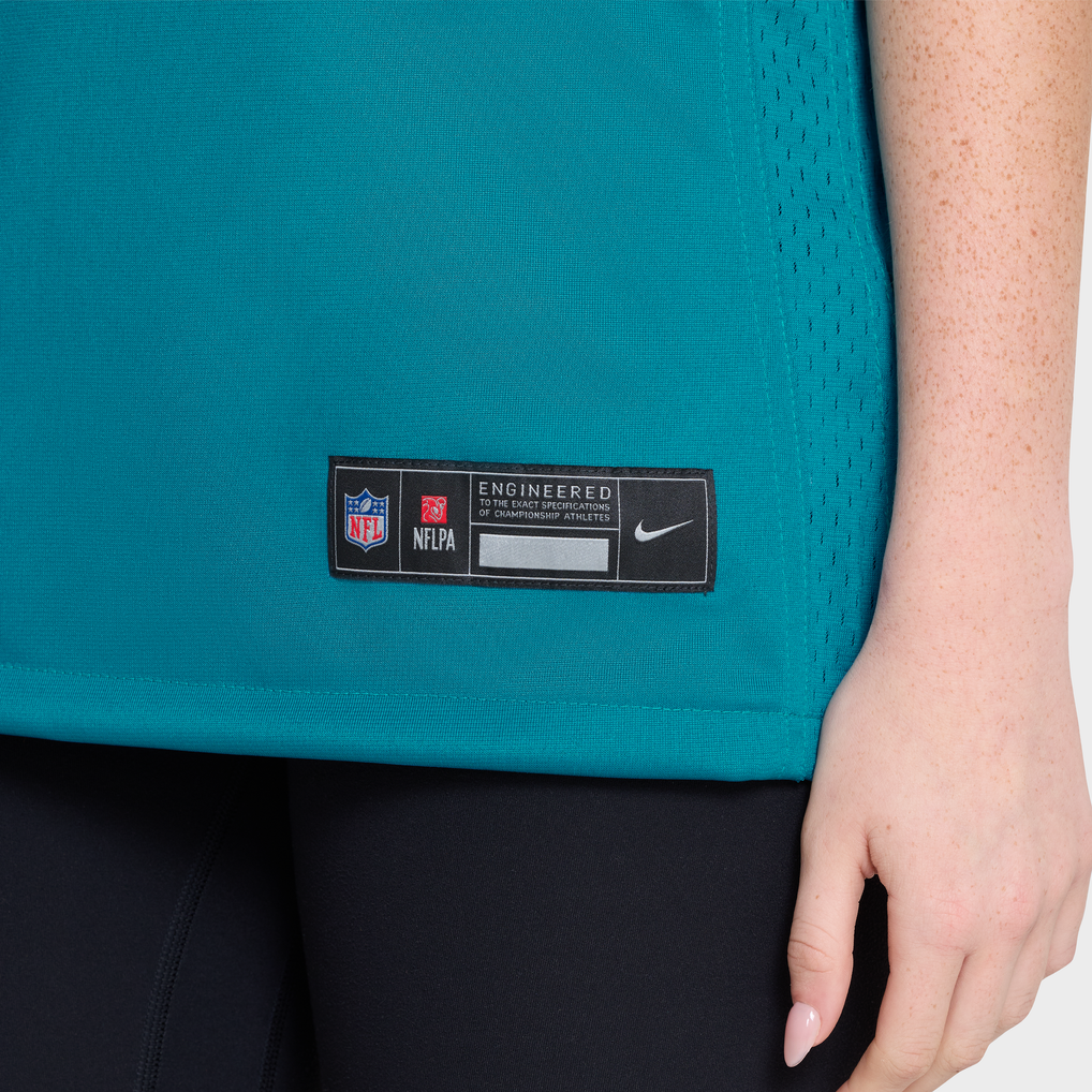 Women's Jacksonville Jaguars Parker Washington Teal Alternate Prowler Throwback Game Jersey