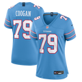 Women's Tennessee Titans Pat Coogan Light Blue Team Game Jersey