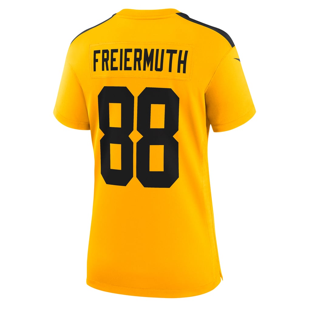 Women's Pittsburgh Steelers Pat Freiermuth Gold Alternate 1933 Throwback Game Jersey
