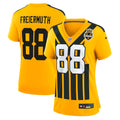 Women's Pittsburgh Steelers Pat Freiermuth Gold Alternate 1933 Throwback Game Jersey