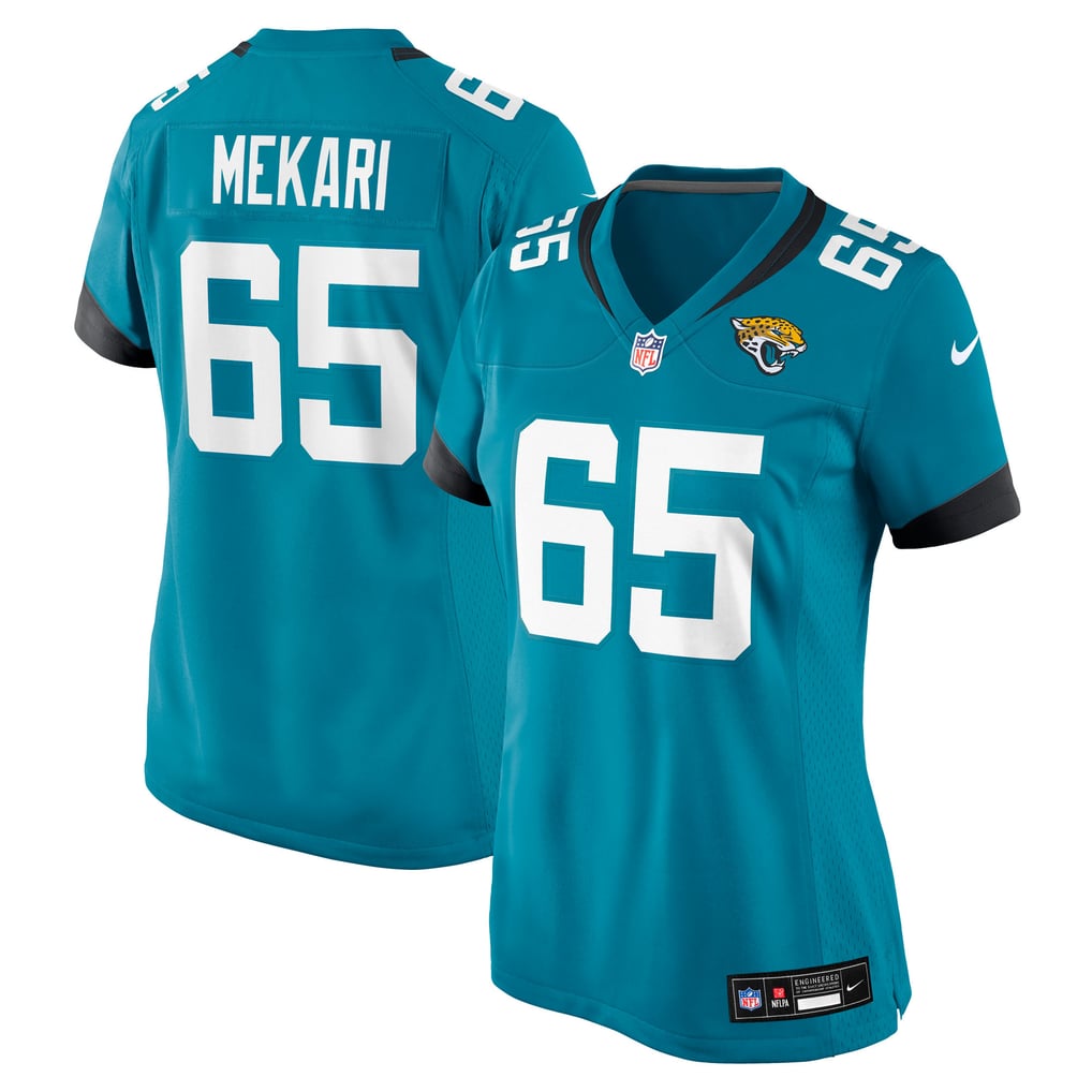Women's Jacksonville Jaguars Patrick Mekari Teal Team Game Jersey