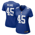 Women's New York Giants Patrick Ricard Royal Team Game Jersey