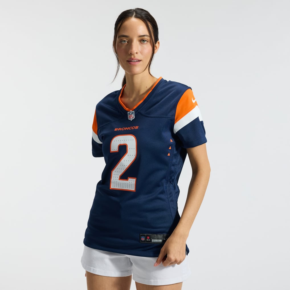 Women's Denver Broncos Patrick Surtain II Navy Alternate Game Jersey
