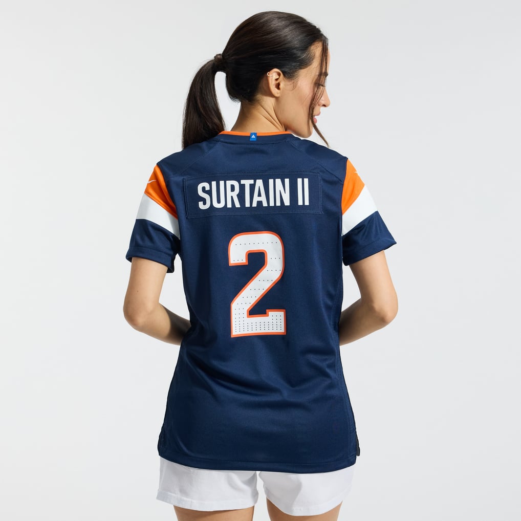 Women's Denver Broncos Patrick Surtain II Navy Alternate Game Jersey