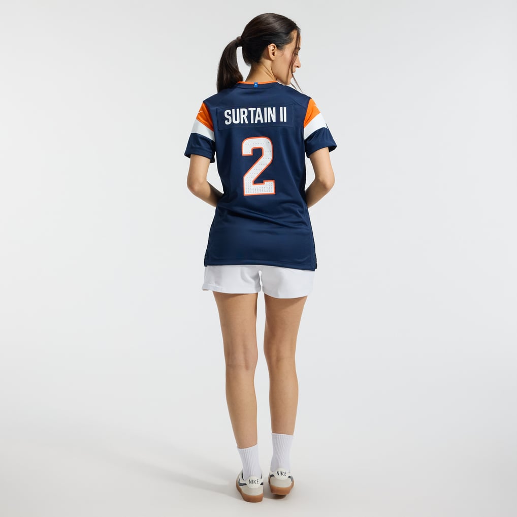 Women's Denver Broncos Patrick Surtain II Navy Alternate Game Jersey