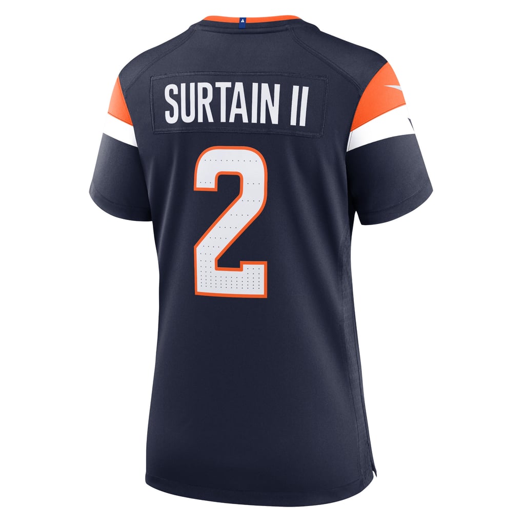 Women's Denver Broncos Patrick Surtain II Navy Alternate Game Jersey