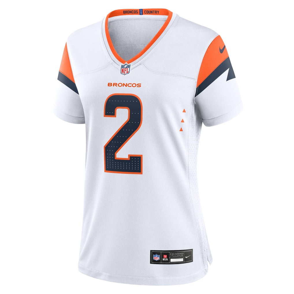 Women's Denver Broncos Patrick Surtain II White Game Jersey