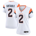 Women's Denver Broncos Patrick Surtain II White Game Jersey