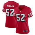 Women's San Francisco 49ers Patrick Willis Scarlet Alternate Game Jersey