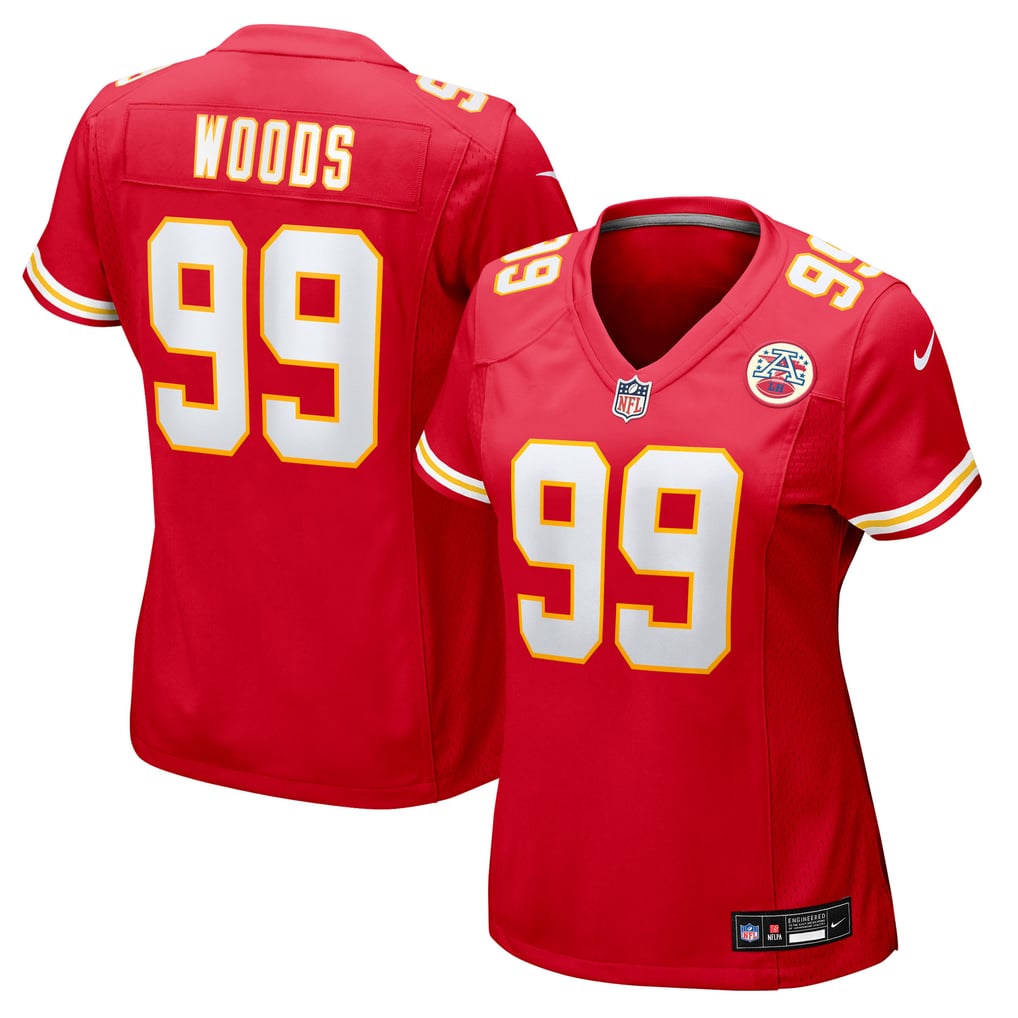 Women's Kansas City Chiefs Peter Woods Red Team Game Jersey