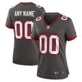 Women's Tampa Bay Buccaneers Pewter Alternate Custom Game Jersey