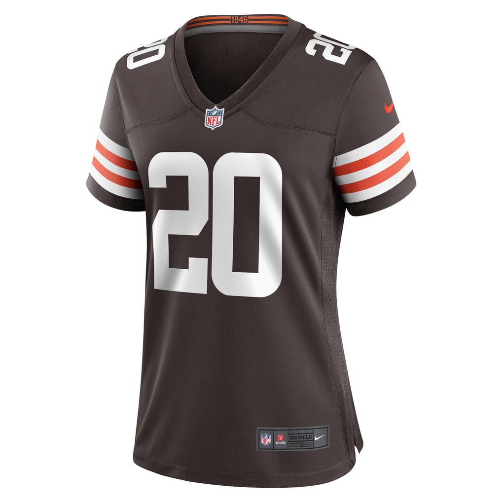 Women's Cleveland Browns Pierre Strong Jr. Brown Team Game Jersey