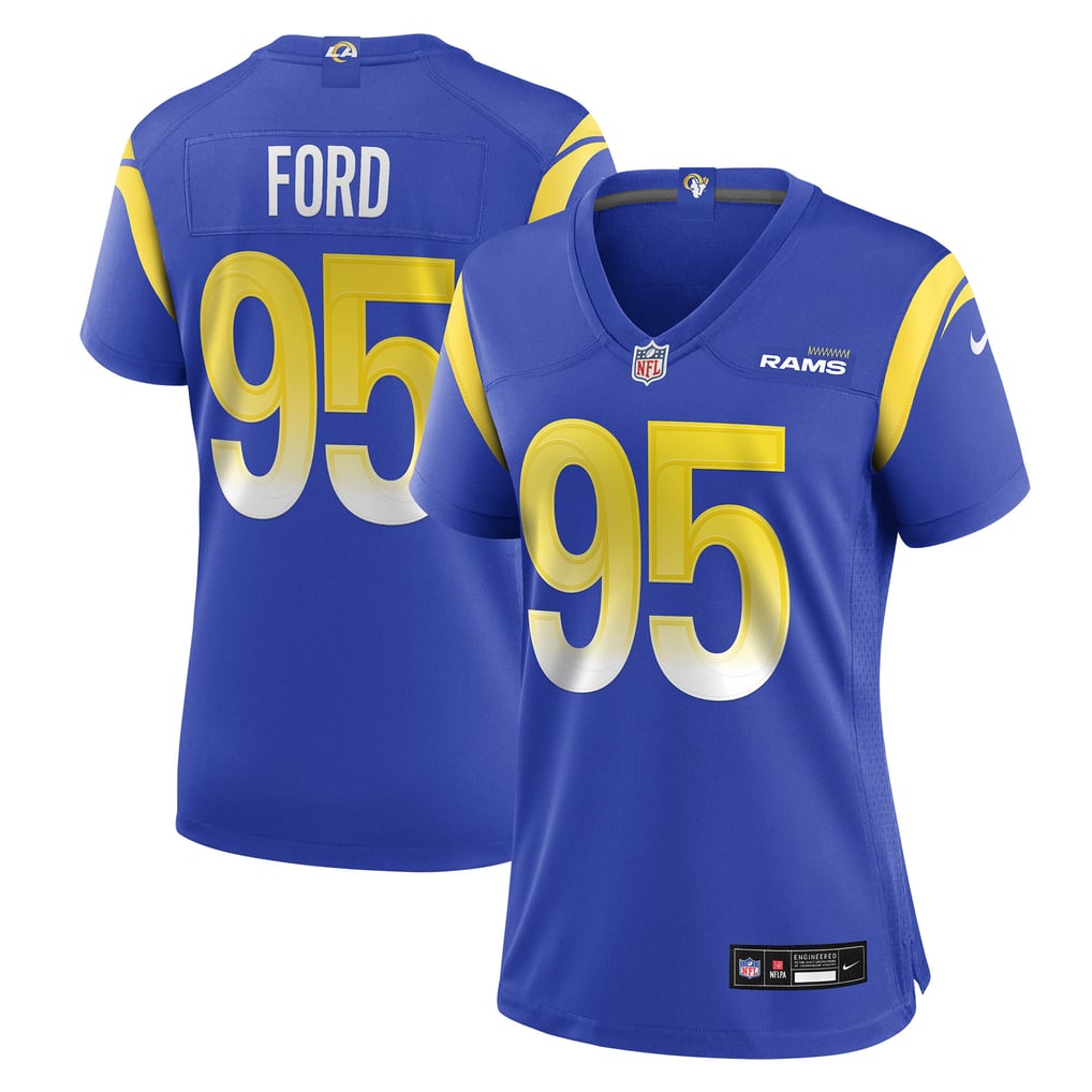 Women's Los Angeles Rams Poona Ford Royal Team Game Jersey