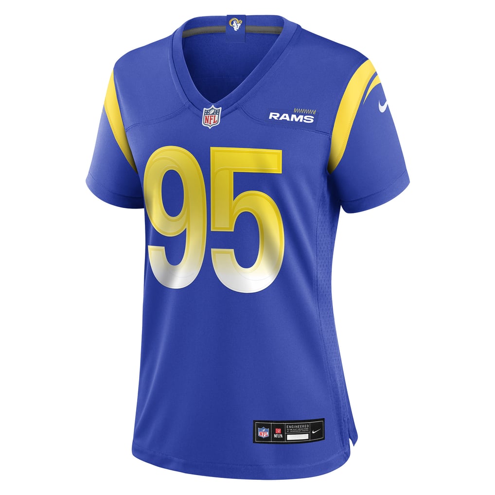 Women's Los Angeles Rams Poona Ford Royal Team Game Jersey
