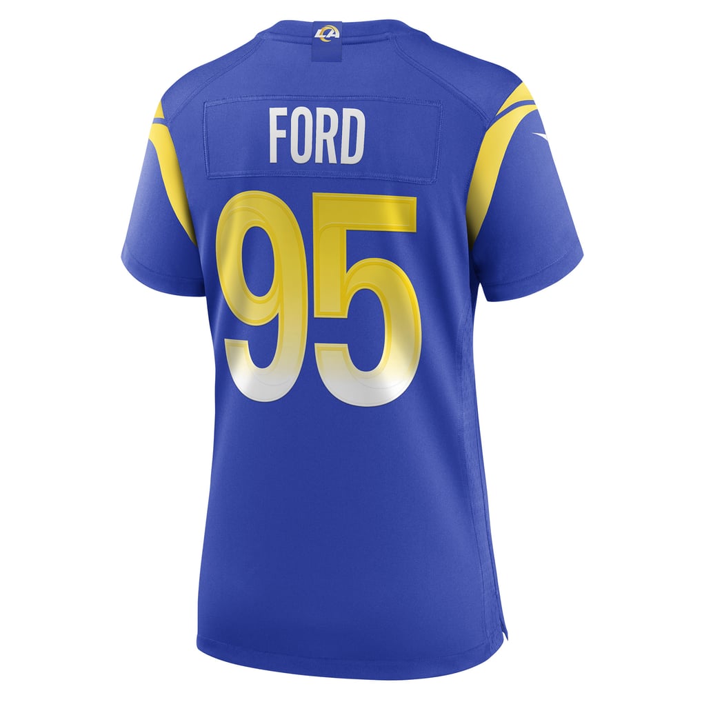 Women's Los Angeles Rams Poona Ford Royal Team Game Jersey