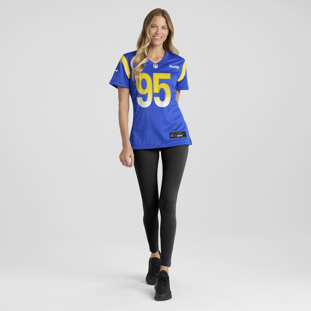 Women's Los Angeles Rams Poona Ford Royal Team Game Jersey