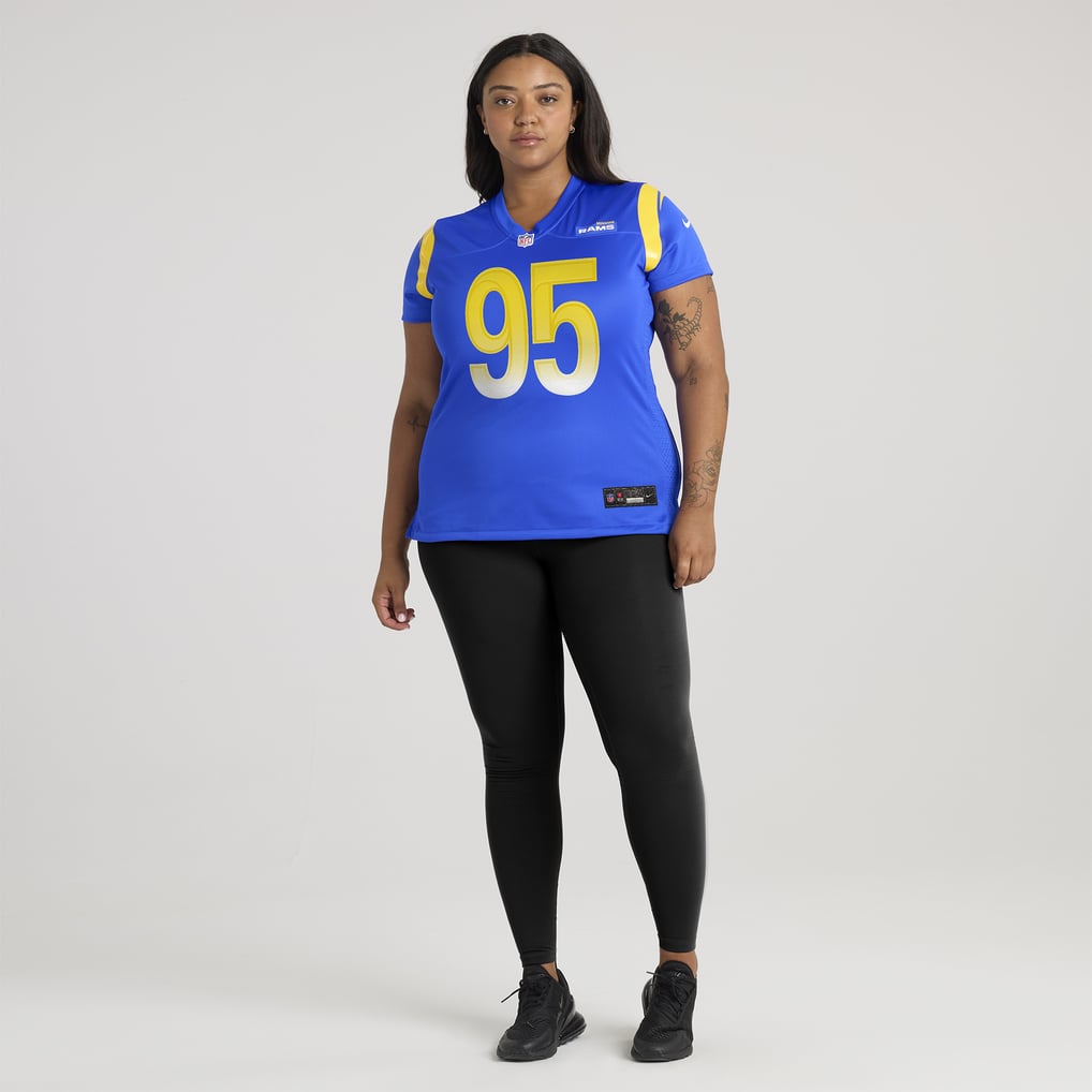 Women's Los Angeles Rams Poona Ford Royal Team Game Jersey