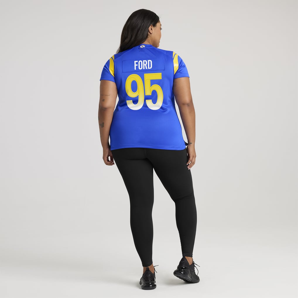 Women's Los Angeles Rams Poona Ford Royal Team Game Jersey