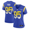 Women's Los Angeles Rams Poona Ford Royal Team Game Jersey