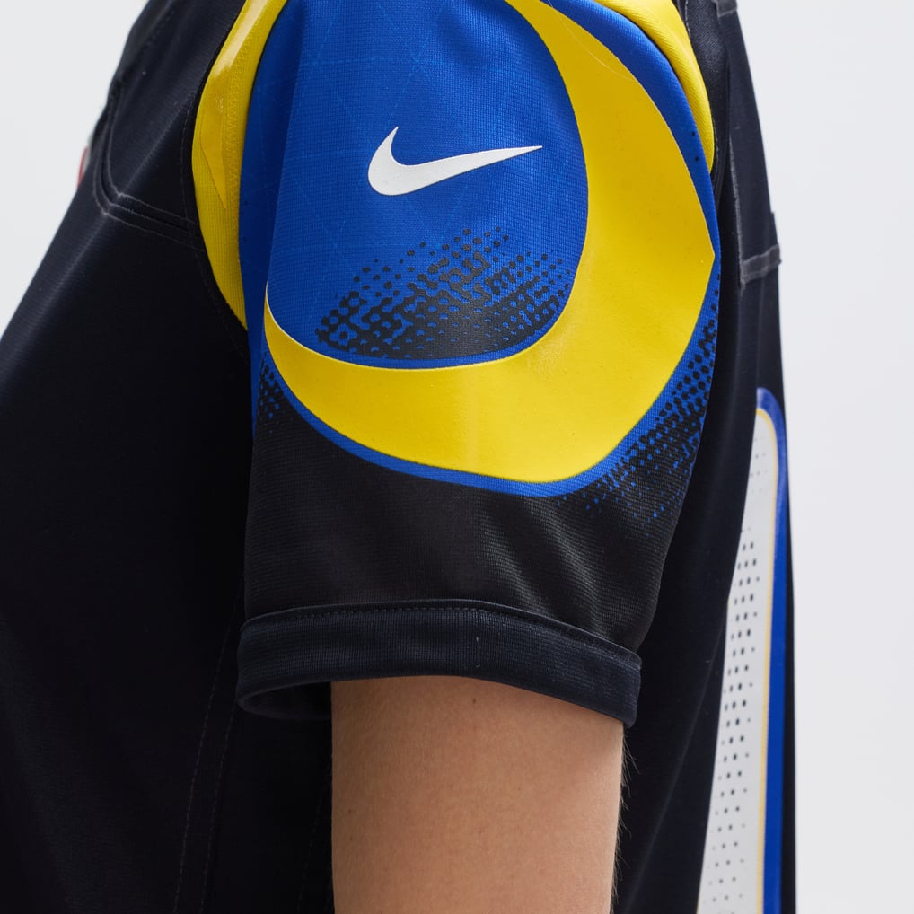 Women's Los Angeles Rams Puka Nacua Dark Blue Rivalries Collection Game Jersey