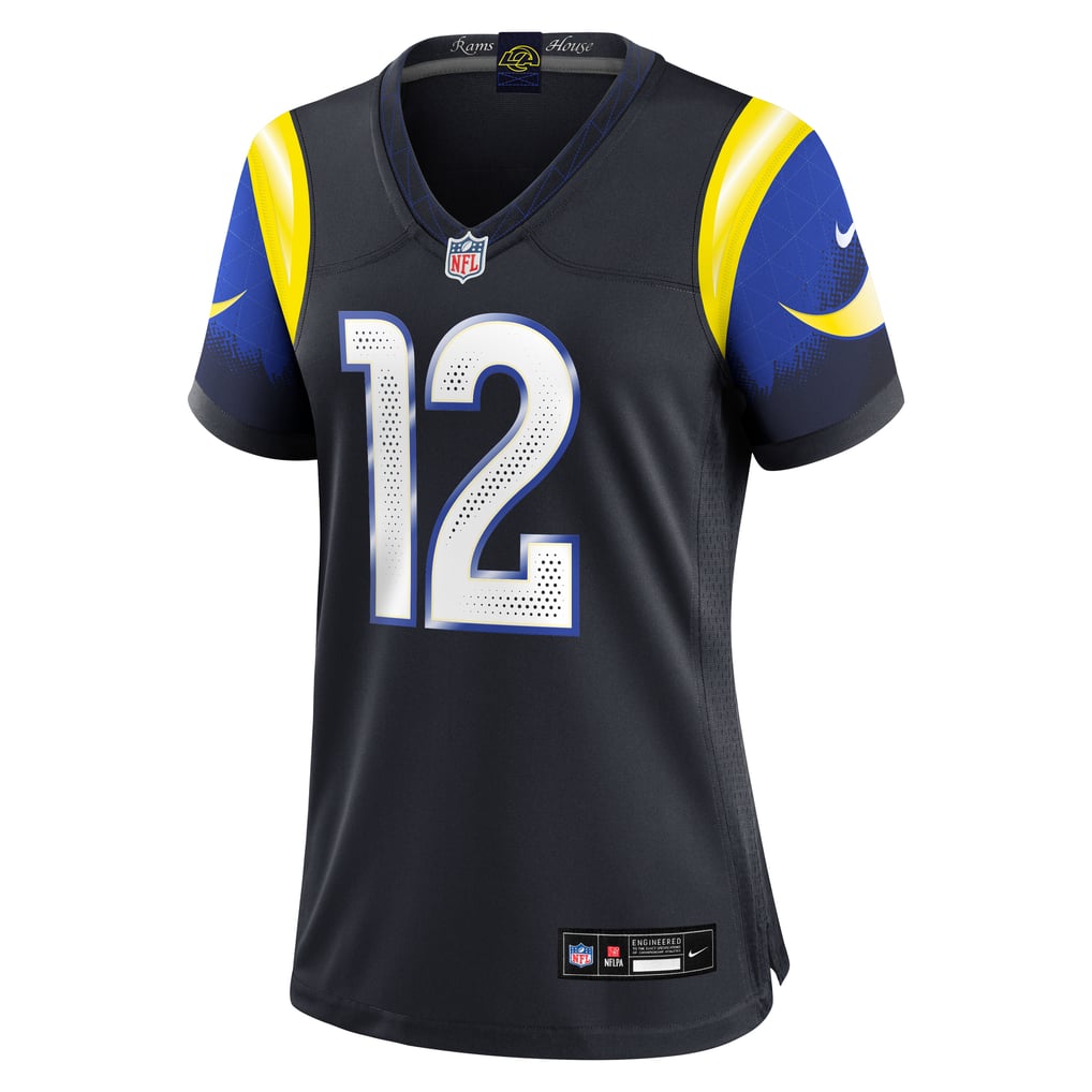 Women's Los Angeles Rams Puka Nacua Dark Blue Rivalries Collection Game Jersey