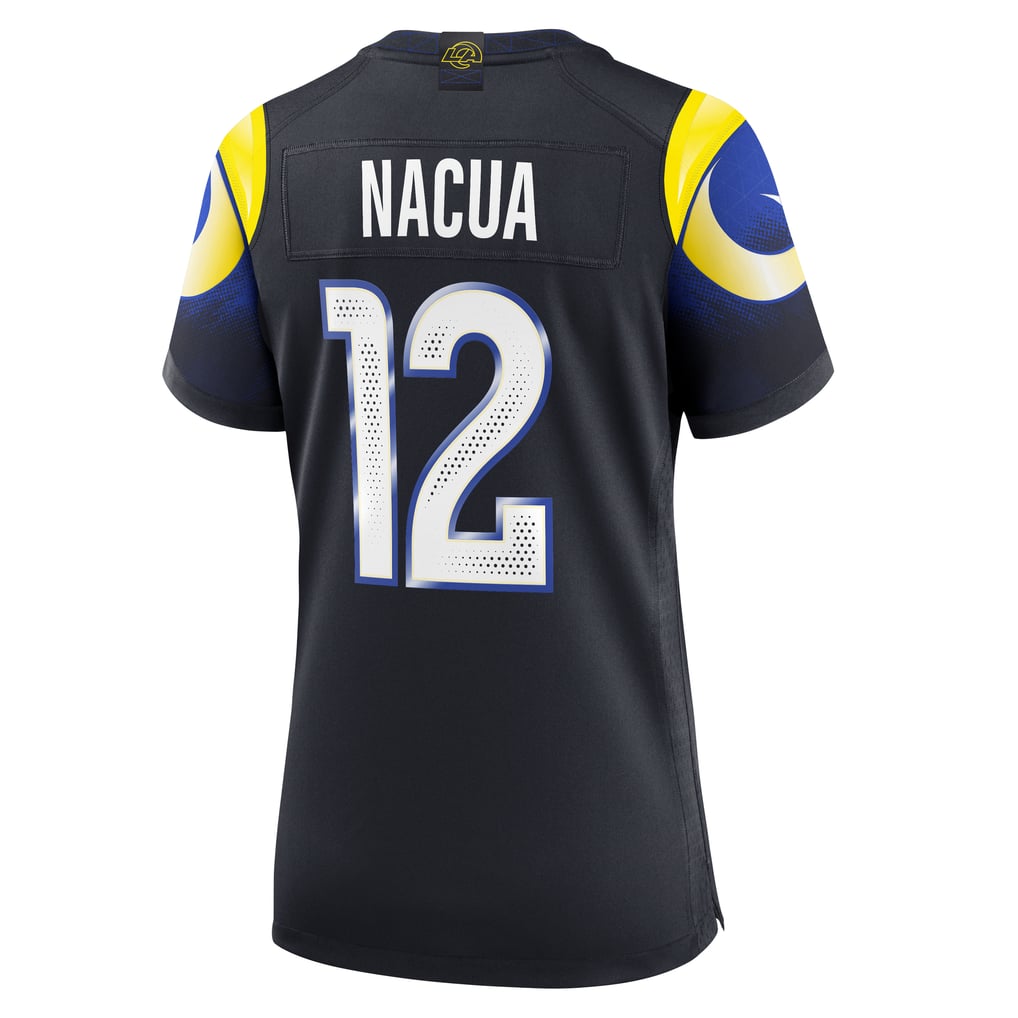 Women's Los Angeles Rams Puka Nacua Dark Blue Rivalries Collection Game Jersey