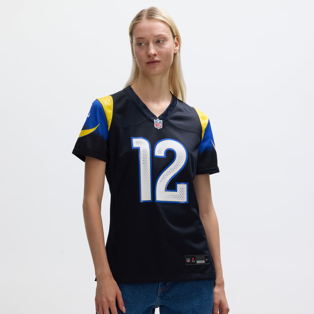 Women's Los Angeles Rams Puka Nacua Dark Blue Rivalries Collection Game Jersey